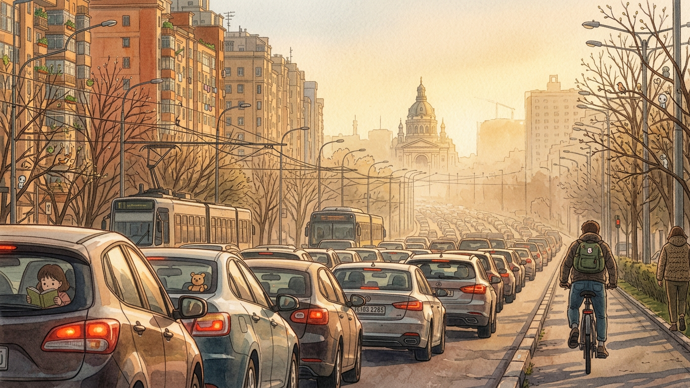 Aerul pe care îl respiră Bucureștiul: problema invizibilă care începe în trafic