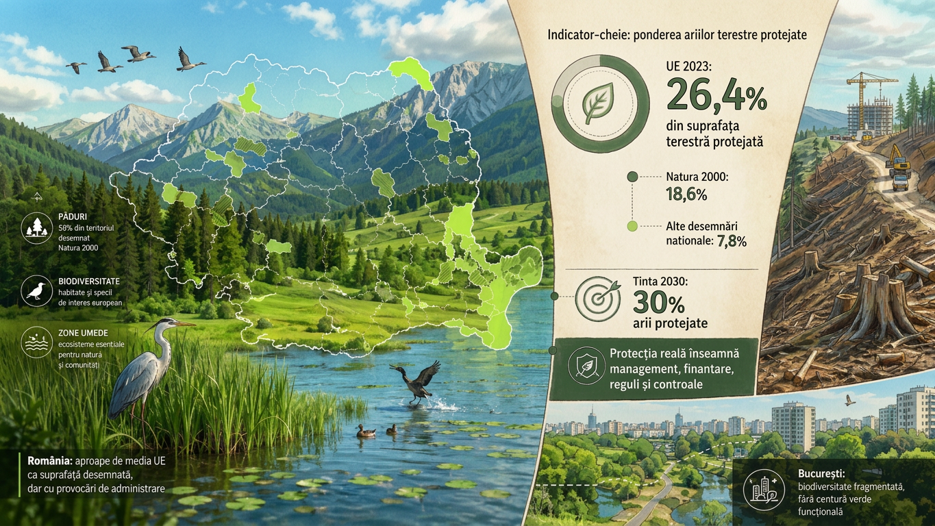 Ariile protejate din România: capital natural important, dar protecția pe hârtie nu este suficientă